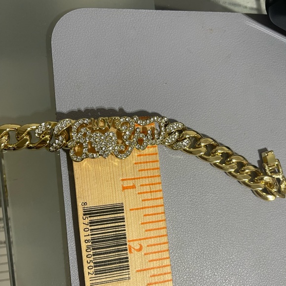 New! 18K Gold Plated I Love You Necklace Set - Picture 5 of 6